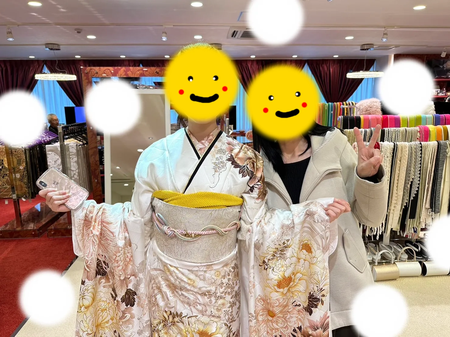 振袖レンタル　振袖安い　中村里紗　白